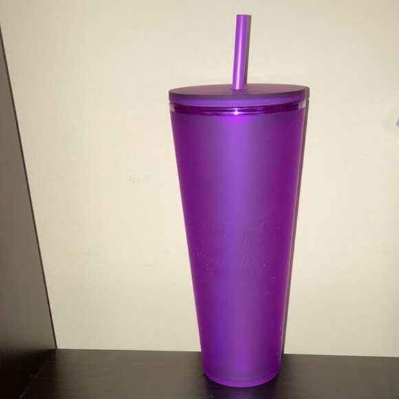 Starbucks Purple Soft Touch Limited Edition Tumbler 24oz Venti - Picture 1 of 2